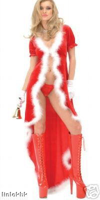 Sexy Santa Christmas Red Lingerie Hot Costume 1019