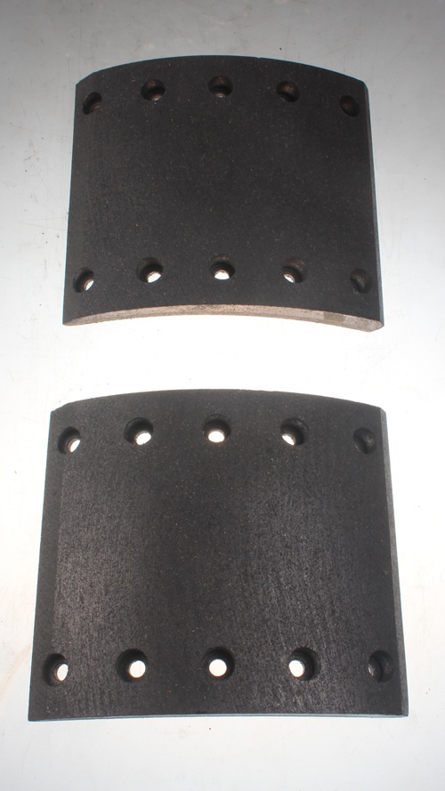 NAO heavy duty truck free asbestos brake lining 19032 BPW