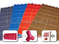 Excellent corrosion resistance synthetic resin tiles