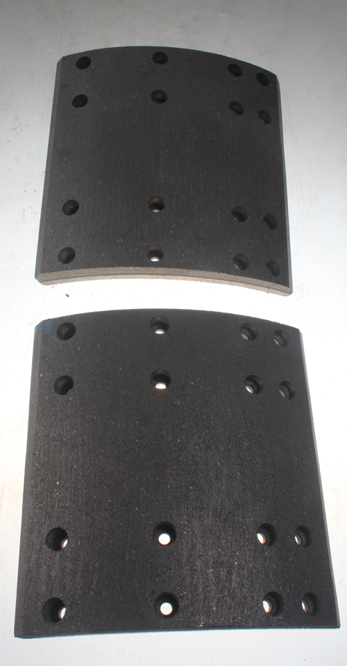 NAO heavy duty truck free asbestos brake lining 4644 19365 19366 Meritor