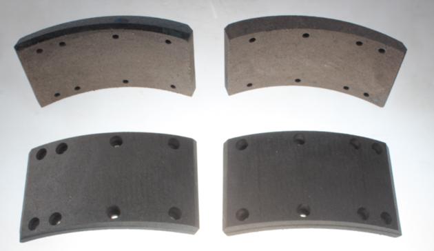 NAO heavy duty truck free asbestos brake lining 4702 Meritor