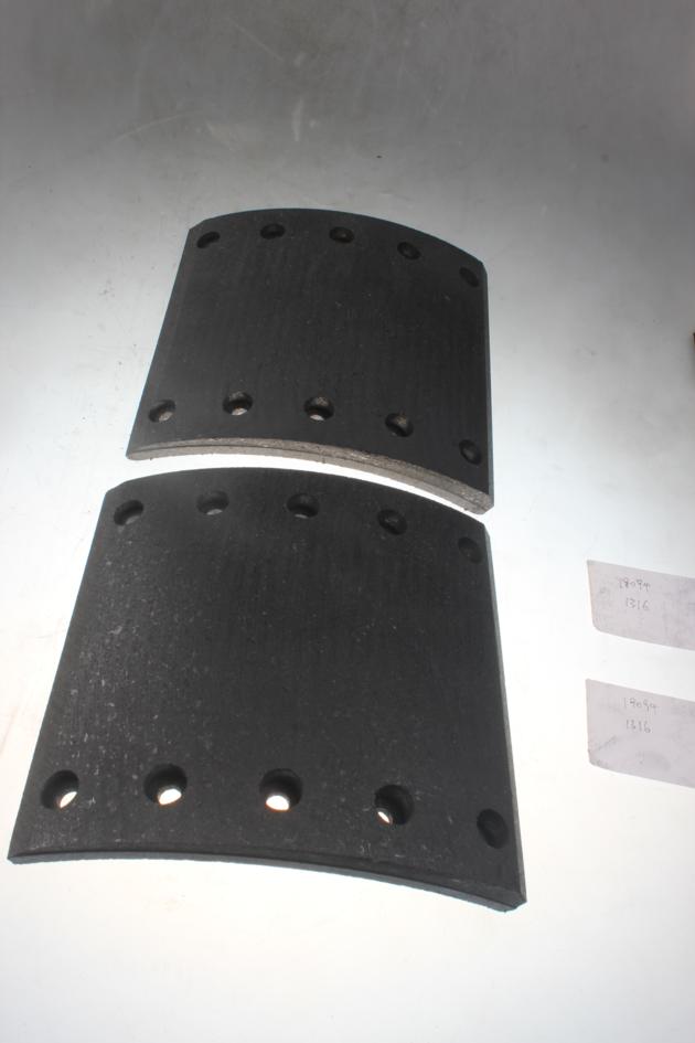 NAO heavy duty truck free asbestos brake lining 19094 BPW