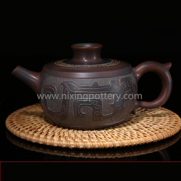 Chinese Qinzhou Nixing Pottery Large Capacity Purple Clay Pot Pure Handmade Maestro Kungfu Tea Pot