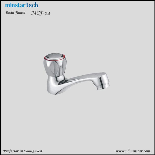 Bulk production vendor public places single handle easy useage brass sink faucet 