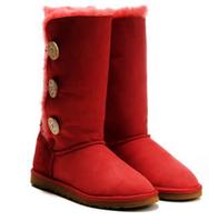 Free shipping!UGG Bailey Button Triplet Red 1873