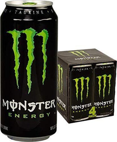 Yellow Monster Energy Drinks