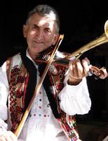 Traditional romanian violin with trumpet
