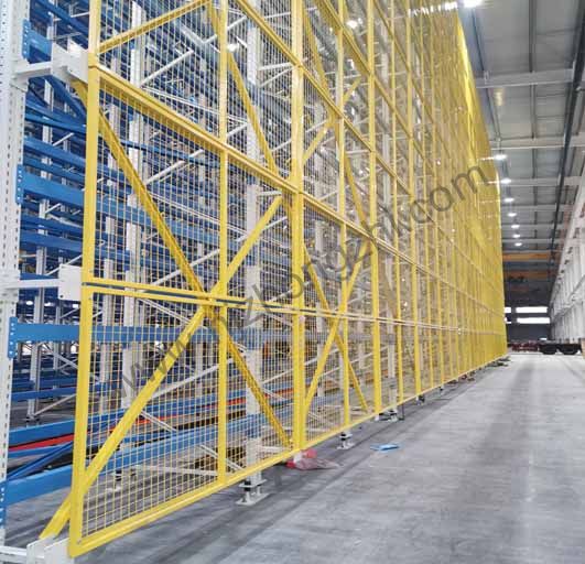 High Strength Heavy Duty Racking Protective Steel Wire Mesh Partition 