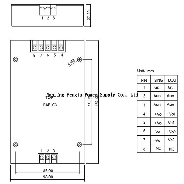 PAB C3 Series 150 300W AC