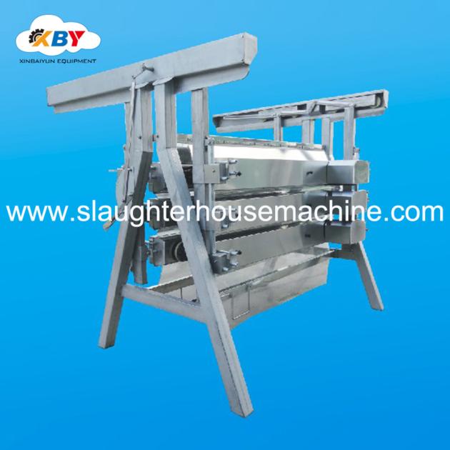 Complete poultry slaughtering line for slaughterhouse plant