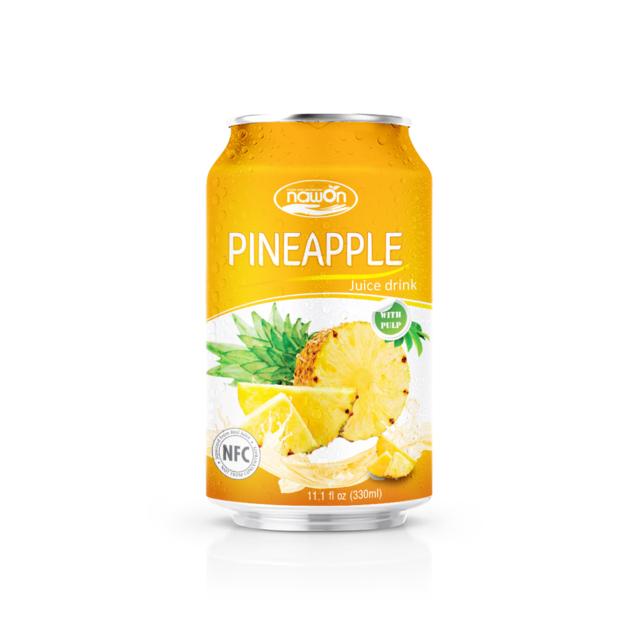 Pineapple Juice Canned Drink 330ml Nawon