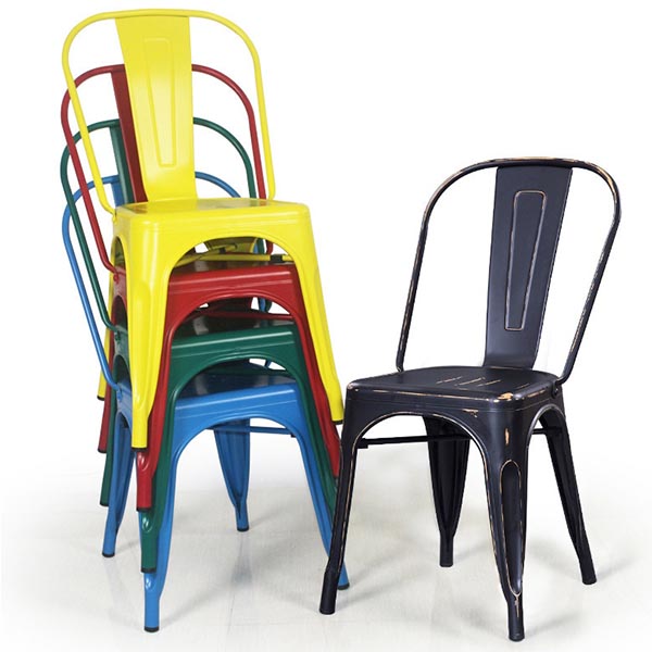 metal industrial dining chair tolix chair