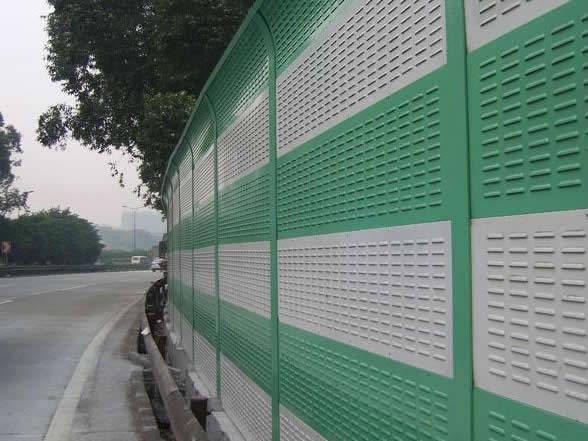 Aluminum Sound Barrier Absorbing Traffic And
