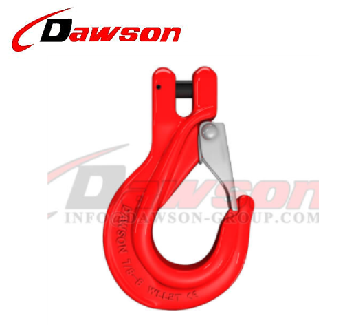 DS848 G80 Clevis Sling Hook with Latch for Crane Lifting Chain Slings