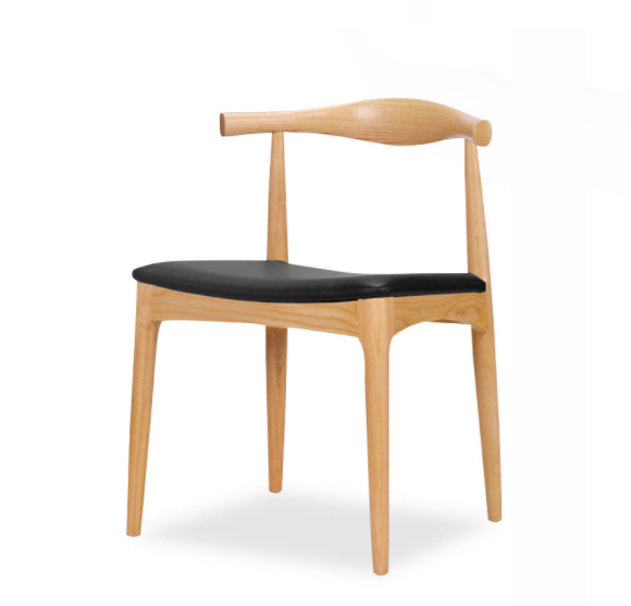 Solid wood nordic Elbow dining chair