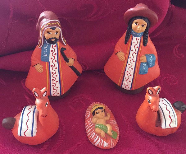 Christmas ornaments and ceramic figurines handmade