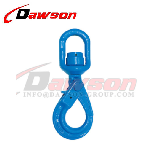 DS1072 G100 Swivel Self-locking Hook with Bearing for Chain Slings 