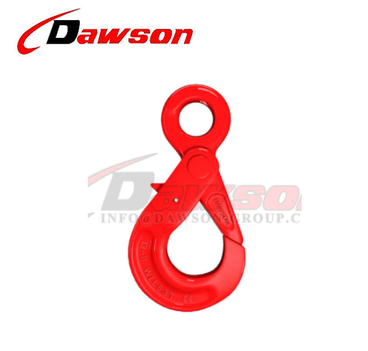 DS081 G80 European Type Eye Selflock Hook for Crane Lifting Chain Slings