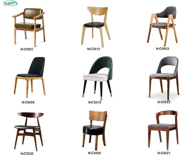 Norpel Wooden Dining Chairs
