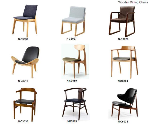 Norpel Wooden Dining Chairs