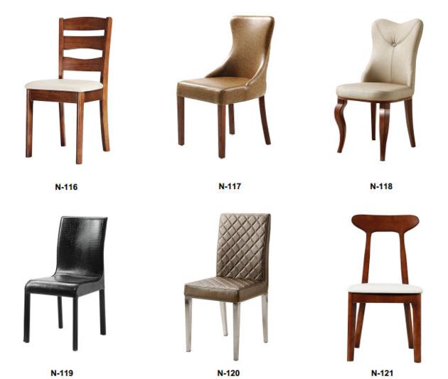 Norpel Wooden Dining Chairs