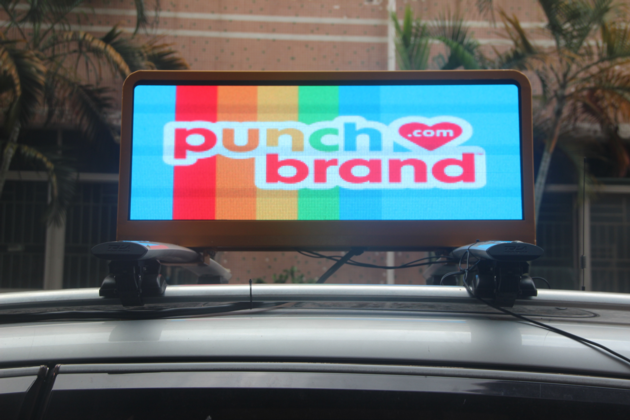 Taxi Top LED display