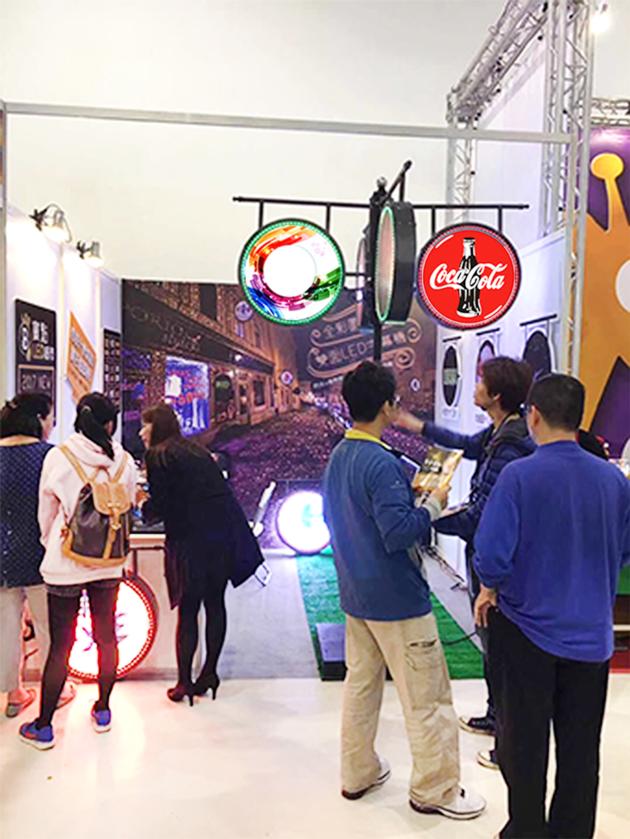 Outdoor Double Side Logo LED Sign