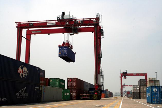 RTG Model Container Gantry Crane 50Ton