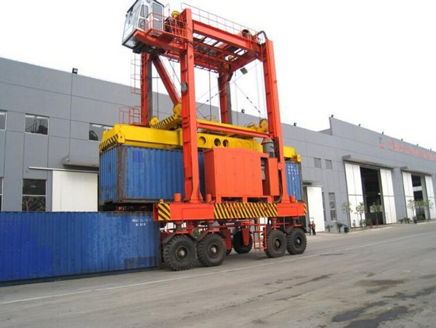 container straddle carrier,Rubber Tyre Port Lifting Gantry Crane