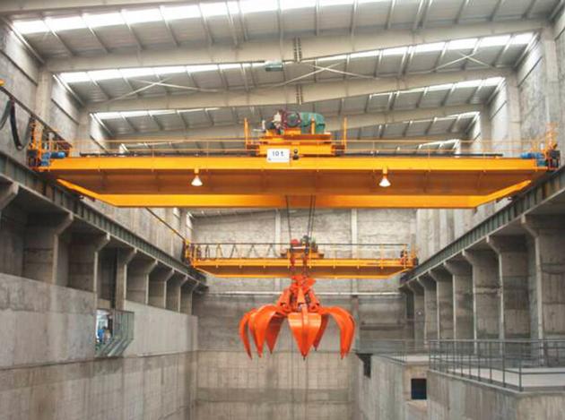 Double Girder Overhead Crane With Grab