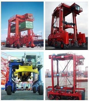 Container Straddle Carrier Rubber Tyre Port