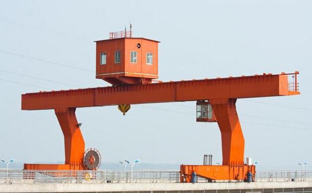 Nucleon L Type Model Single Girder Gantry Crane Drawing