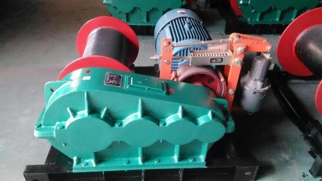 JM model diesel driven 10 ton wire rope electric winch