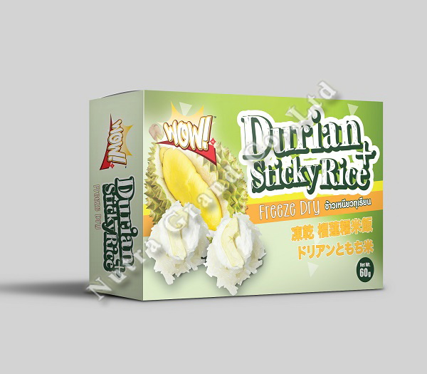 Freeze Dry Durian Sticky Rice 60g OEM Thailand