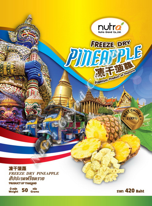 Freeze Dry Pineapple 50g OEM 10