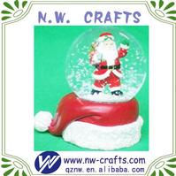 Cute Santa snow ball