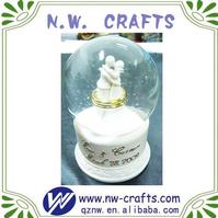 White wedding water globe souvenir