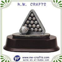 Billiards sports resin sculpture