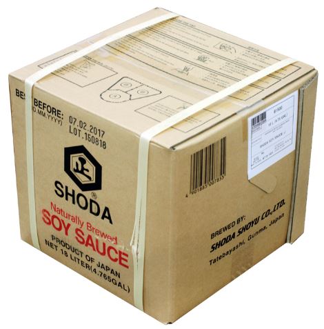 Shoda regular soy sauce 18 Liter [stock#81500]