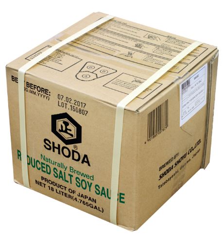 Shoda soy sauce Less Sodium 18 Liter [stock#84490]
