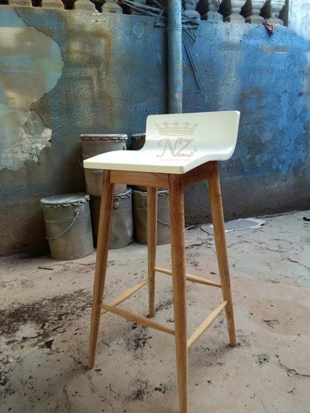 Teak Bar Stool