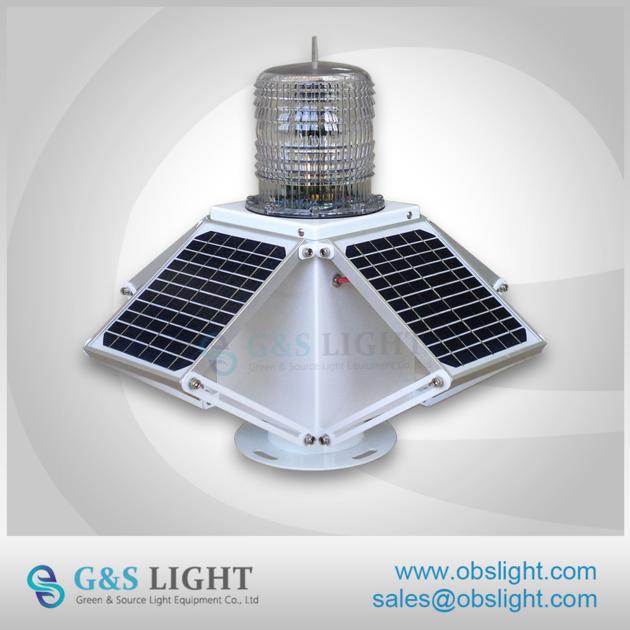 Solar Powerd Marine Signal Light /Beacon Lantern /Solar Marker Light 10NM