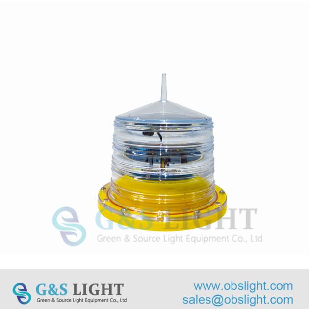 solar Low intensity aviation obstruction lights