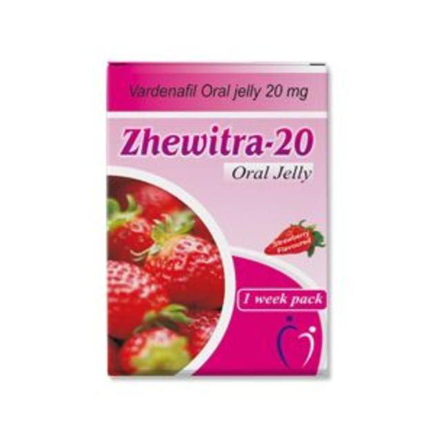 Zhewitra 20mg (VARDENAFIL ORAL JELLY)