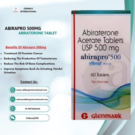 ABIRAPRO 500MG ABIRATERONE TABLET