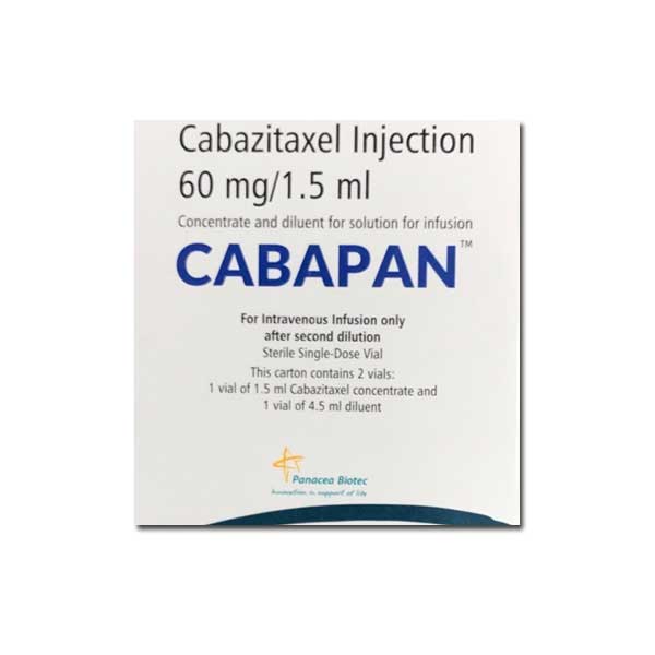 Cabapan : Cabazitaxel 60mg Injection Panacea 