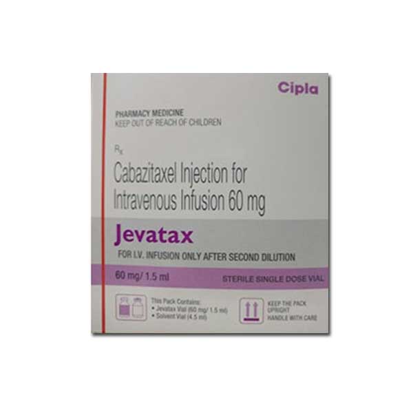 Jevatax : Cabazitaxel 60mg Injection Cipla 