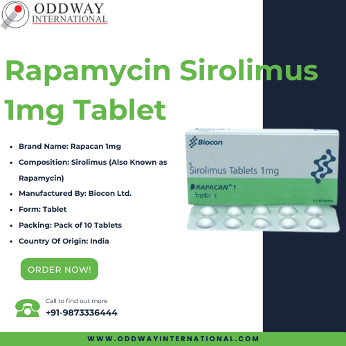 Rapamycin Sirolimus 1mg Tablet
