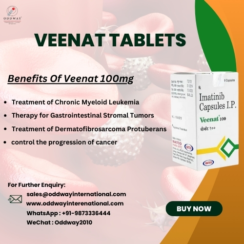 Veenat 100mg Imatinib Capsules