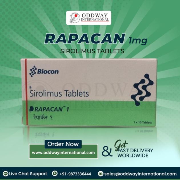 Rapacan 1mg (Sirolimus Brand Name) Immunosuppressive Drug